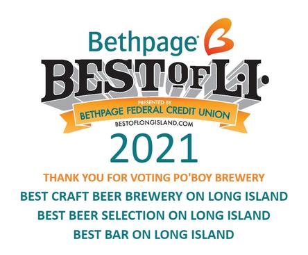 Bethpage Best of LI 2020 - Best Craft Beer Brewery on Long Island, Best Beer Selection on Long Island, Best Bar on Long Island